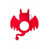 Красное эрекционное кольцо на пенис JOS COCKY DEVIL - JOS - в Махачкале купить с доставкой