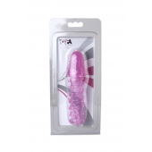 Розовая насадка с нежными шипами - 13,5 см. - Toyfa Basic - в Махачкале купить с доставкой