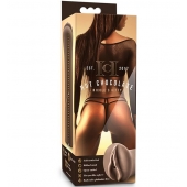 Коричневый мастубратор-вагина Nicole s Kitty - Blush Novelties - в Махачкале купить с доставкой