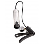 Вакуумная мужская помпа с датчиком давления Pro-Gauge Power Pump - Pipedream - в Махачкале купить с доставкой
