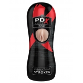 Мастурбатор-вагина Vibrating Pussy Stroker с вибрацией - Pipedream - в Махачкале купить с доставкой