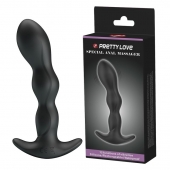 Черный анальный стимулятор простаты с вибрацией Special Anal Massager - 14,5 см. - Baile - в Махачкале купить с доставкой