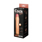 Телесная насадка-удлинитель из неоскин - 19,5 см. - LOVETOY (А-Полимер) - в Махачкале купить с доставкой