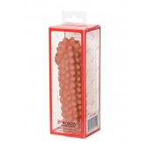 Телесная насадка на фаллос с бугорками KOKOS Extreme Sleeve 10 - 15,8 см. - KOKOS - в Махачкале купить с доставкой