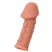 Насадка на фаллос с пузыриками, венками и ребристостью KOKOS Extreme Sleeve 09 - 12,7 см. - KOKOS - в Махачкале купить с доставкой