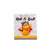 Стимулирующий презерватив-насадка Roll   Ball Banana - Sitabella - купить с доставкой в Махачкале
