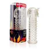 Закрытая прозрачная насадка на пенис Crystal Sleeve Faraon - 13,5 см. - Erowoman-Eroman - в Махачкале купить с доставкой