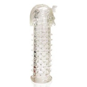 Закрытая прозрачная насадка на пенис Crystal Sleeve Faraon - 13,5 см. - Erowoman-Eroman - в Махачкале купить с доставкой