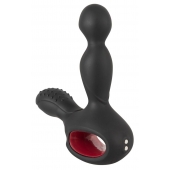 Черный вибромассажер простаты с нагревом и ротацией Prostate Plug - 14,5 см. - Orion - в Махачкале купить с доставкой