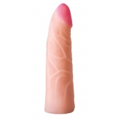 Фаллическая насадка на трусики харнесс - 17,5 см. - LOVETOY (А-Полимер) - купить с доставкой в Махачкале