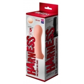 Телесная насадка на Harness с коннектором RED LINE - 13 см. - LOVETOY (А-Полимер) - купить с доставкой в Махачкале