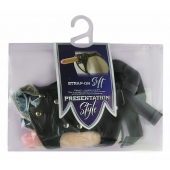 Черный пояс-трусики с двумя насадками Soft-Dolli - 16,5 и 10,5 см. - LOVETOY (А-Полимер) - купить с доставкой в Махачкале