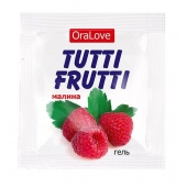Пробник гель-смазки Tutti-frutti с малиновым вкусом - 4 гр. - Биоритм - купить с доставкой в Махачкале