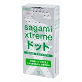 Презервативы Sagami Xtreme Type-E с точками - 10 шт. - Sagami - купить с доставкой в Махачкале