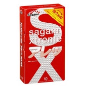 Утолщенные презервативы Sagami Xtreme Feel Long с точками - 10 шт. - Sagami - купить с доставкой в Махачкале