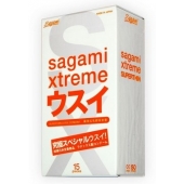 Ультратонкие презервативы Sagami Xtreme SUPERTHIN - 15 шт. - Sagami - купить с доставкой в Махачкале