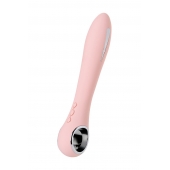 Розовый силиконовый вибратор с электростимуляцией GALVANI VIBE - 21 см. - ToyFa - купить с доставкой в Махачкале