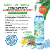 Очищающий спрей для игрушек CLEAR TOY Tropic - 100 мл. - Биоритм - купить с доставкой в Махачкале