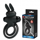 Черное эрекционное кольцо с вибростимуляцией клитора Vibrant Penis Ring III - Baile - в Махачкале купить с доставкой