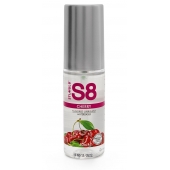 Смазка на водной основе S8 Flavored Lube со вкусом вишни - 50 мл. - Stimul8 - купить с доставкой в Махачкале