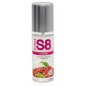 Смазка на водной основе S8 Flavored Lube со вкусом вишни - 125 мл. - Stimul8 - купить с доставкой в Махачкале