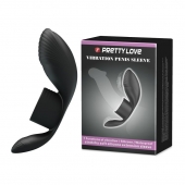 Черное кольцо на пенис с вибрацией Vibration Penis Sleeve - Baile - в Махачкале купить с доставкой