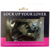 Черные меховые наручники Love с ключиками - Baile - купить с доставкой в Махачкале