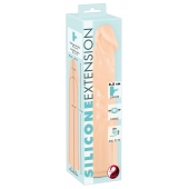 Телесная насадка-удлинитель Silicone Extension - 19 см. - Orion - в Махачкале купить с доставкой