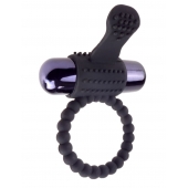 Черное эрекционное виброкольцо Vibrating Silicone Super Ring - Pipedream - в Махачкале купить с доставкой