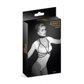 Черная упряжь на грудь Julia - Bijoux Pour Toi - купить с доставкой в Махачкале