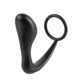 Эрекционное кольцо с анальной пробкой Ass-Gasm Cockring Plug - Pipedream - в Махачкале купить с доставкой