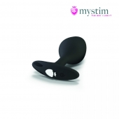 Черная пробка Mystim Rocking Vibe S с возможностью подключения к электростимулятору - 9,7 см. - MyStim - купить с доставкой в Махачкале