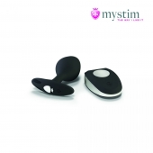 Черная пробка Mystim Rocking Vibe S с возможностью подключения к электростимулятору - 9,7 см. - MyStim - купить с доставкой в Махачкале