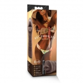 Коричневый мастурбатор-ротик Heather - Blush Novelties - в Махачкале купить с доставкой