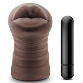 Коричневый мастурбатор-ротик Renee - Blush Novelties - в Махачкале купить с доставкой