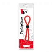 Красное эрекционное лассо с одной бусинкой-утяжкой STRETCHY THICK LASSO - Dream Toys - в Махачкале купить с доставкой
