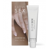 Гель для мастурбации с ароматом кокоса Slow Sex Finger Play Gel - 30 мл. - Bijoux Indiscrets - купить с доставкой в Махачкале