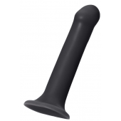 Черный фаллос на присоске Silicone Bendable Dildo XL - 20 см. - Strap-on-me - купить с доставкой в Махачкале