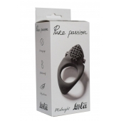 Черное эрекционное виброкольцо Pure Passion Midnight - Lola Games - в Махачкале купить с доставкой