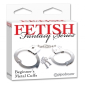 Металлические наручники Beginner s Metal Cuffs - Pipedream - купить с доставкой в Махачкале