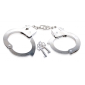 Металлические наручники Beginner s Metal Cuffs - Pipedream - купить с доставкой в Махачкале