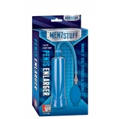 Синяя вакуумная помпа MENZSTUFF PENIS ENLARGER - Dream Toys - в Махачкале купить с доставкой