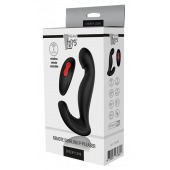 Черный вибромассажер простаты SWIRLING P-PLEASER - Dream Toys - в Махачкале купить с доставкой