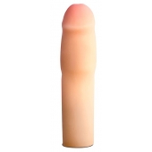 Телесная насадка-удлинитель на пенис PERFORMANCE 1.5INCH COCK XTENDER - 16 см. - Blush Novelties - в Махачкале купить с доставкой