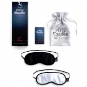 Набор из двух масок на глаза Soft Blindfold Twin Pack - Fifty Shades of Grey - купить с доставкой в Махачкале