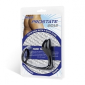 Стимулятор простаты с фиксацией эрекционным кольцом Prostate Gear - BlueLine - в Махачкале купить с доставкой