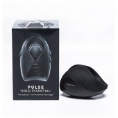 Черный инновационный мужской вибратор PULSE SOLO ESSENTIAL - Hot Octopuss - в Махачкале купить с доставкой