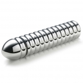 Рельефный фаллос для интенсивного электросекса Groovey George - 20 см. - MyStim - купить с доставкой в Махачкале