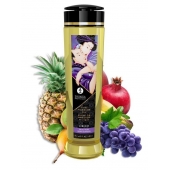 Массажное масло Libido Exotic Fruits с ароматом экзотических фруктов - 240 мл. - Shunga - купить с доставкой в Махачкале