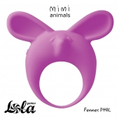 Фиолетовое эрекционное кольцо Fennec Phil - Lola Games - в Махачкале купить с доставкой